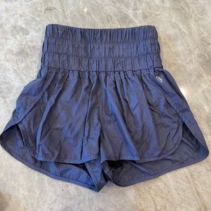 Free People “the way home” shorts SIZE XS in Deep Sea purple